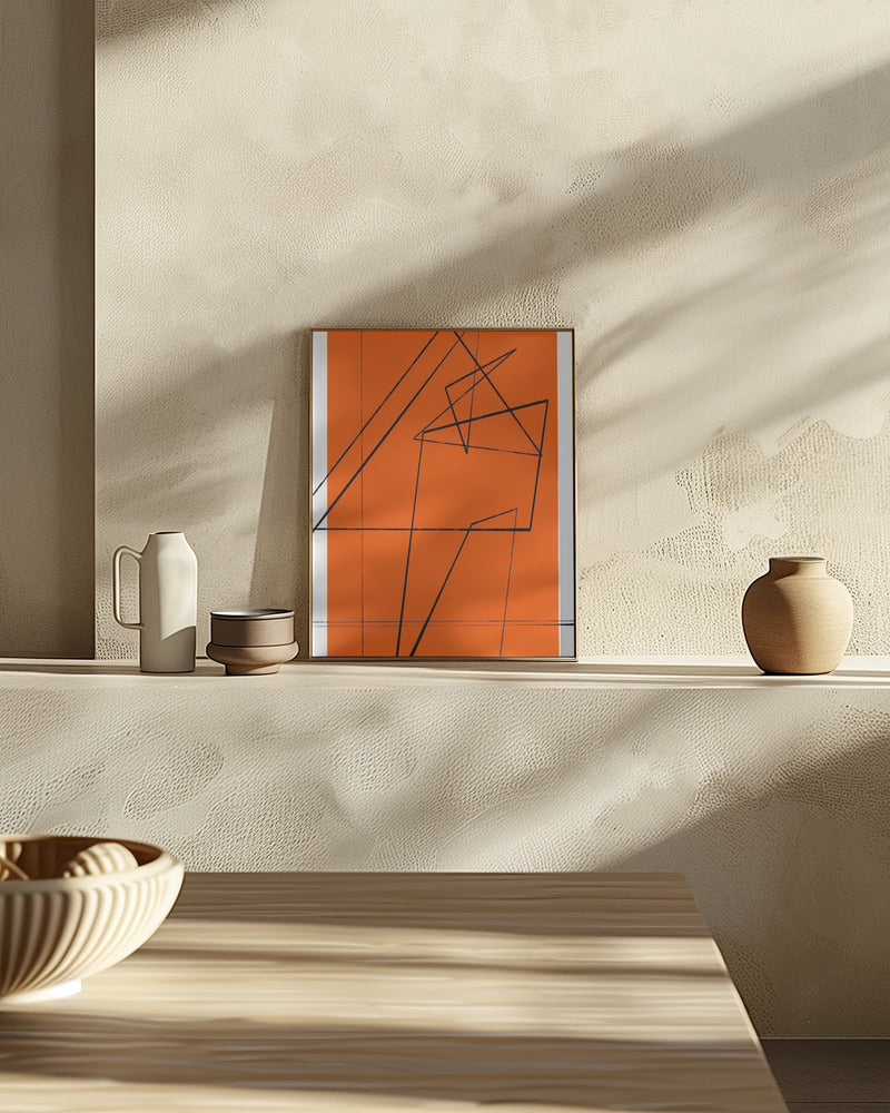 Angular Lines Poster